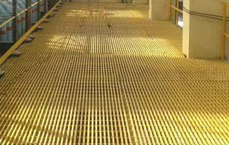 FRP pultruded grating walkway