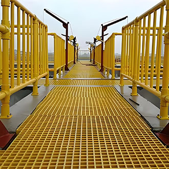 FRP platform guardrail