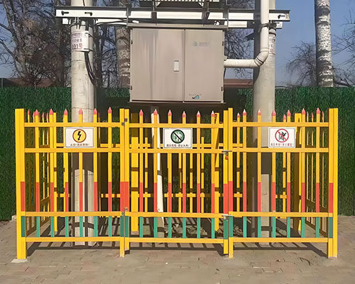 FRP substation guardrail