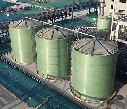 FRP hydrochloric acid storage tank